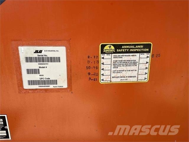 JLG 800S Piattaforme a braccio telescopico