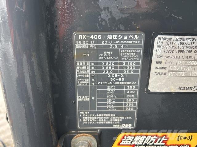 Kubota RX-406 Miniescavatori