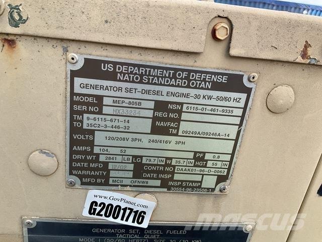  MCII MEP-805B Generatori diesel
