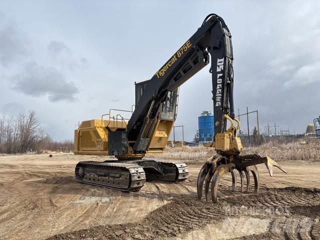 Tigercat 875E Caricatronchi con base su rimorchio