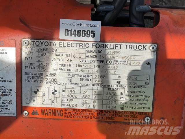 Toyota 7FBEU20 Carrelli elevatori elettrici