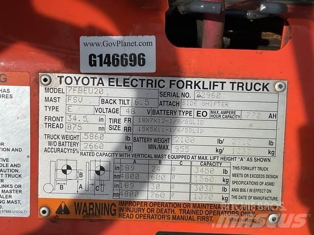 Toyota 7FBEU20 Carrelli elevatori elettrici