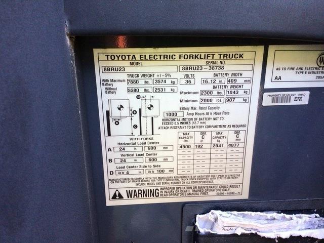 Toyota 8BRU23 Carrelli elevatori elettrici