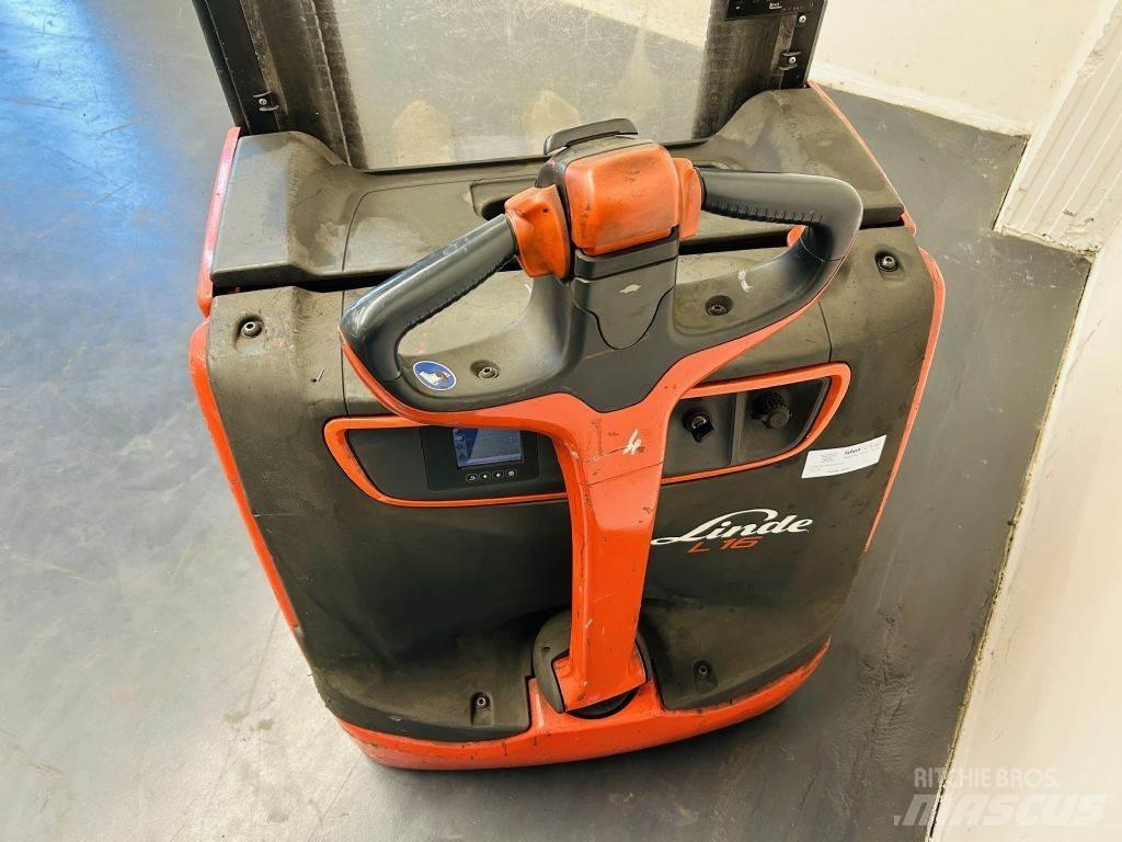 Linde L16 Transpallet uomo a terra