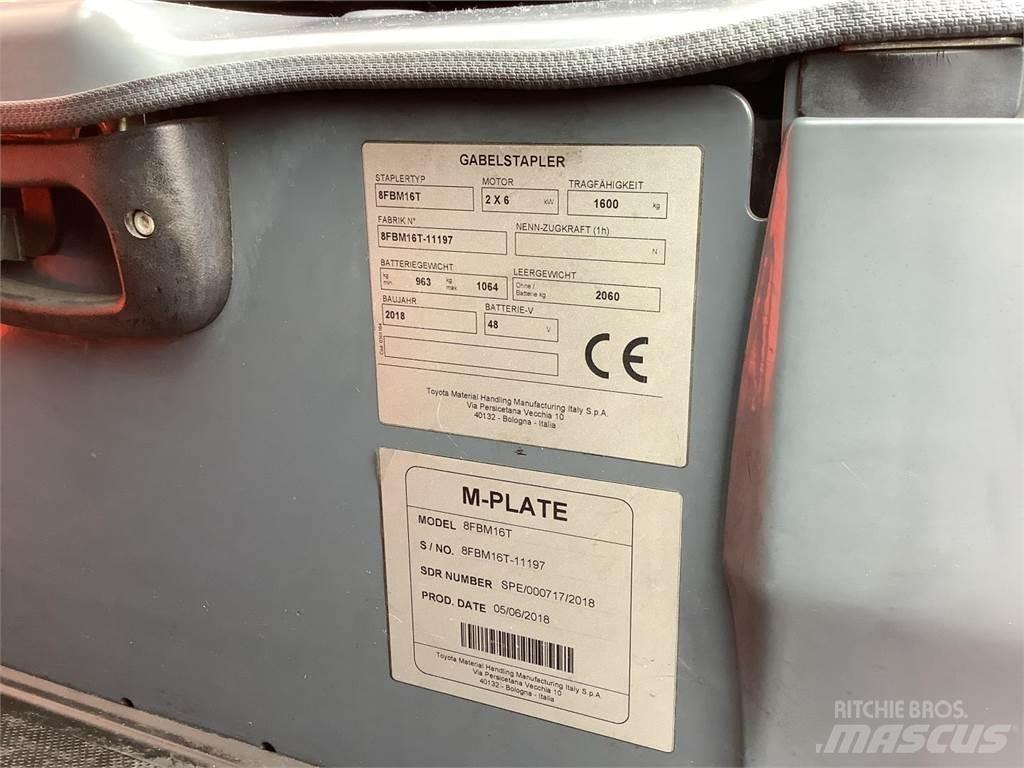 Toyota 8FBM16T Carrelli elevatori elettrici