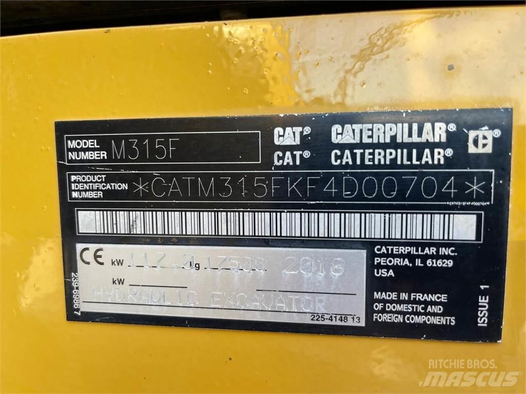 CAT M315F Escavatori gommati