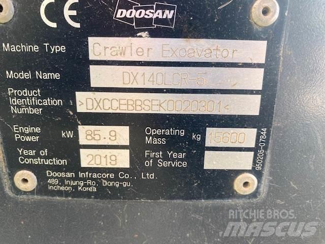 Doosan DX140LCR Escavatori cingolati