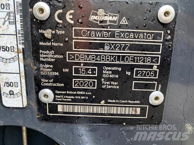 Doosan DX27Z Costruzioni - Altro