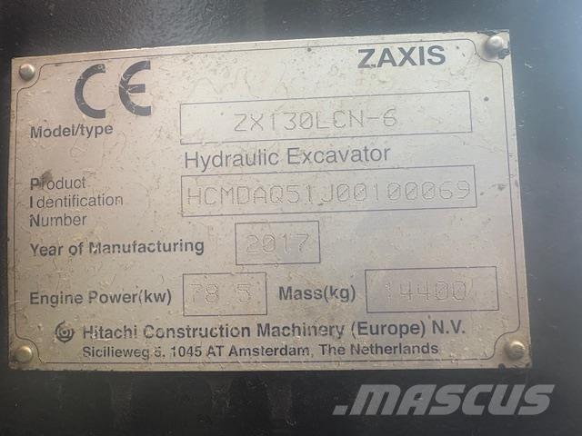 Hitachi ZX130-6 Escavatori cingolati
