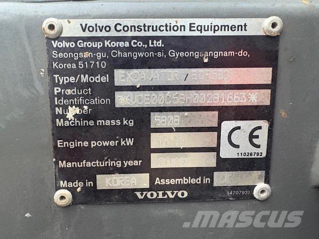 Volvo ECR58D Escavatori medi 7t - 12t