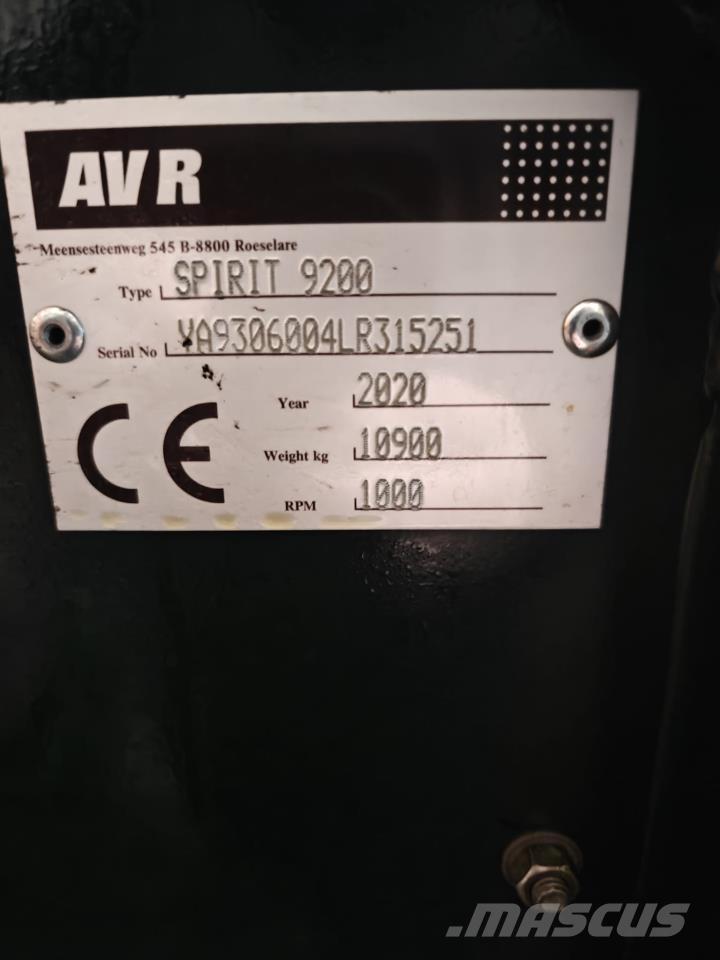 AVR SPIRIT 9200 Scava raccogli patate