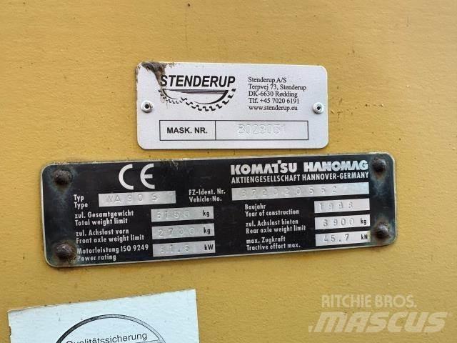 Komatsu WA90 Pale gommate