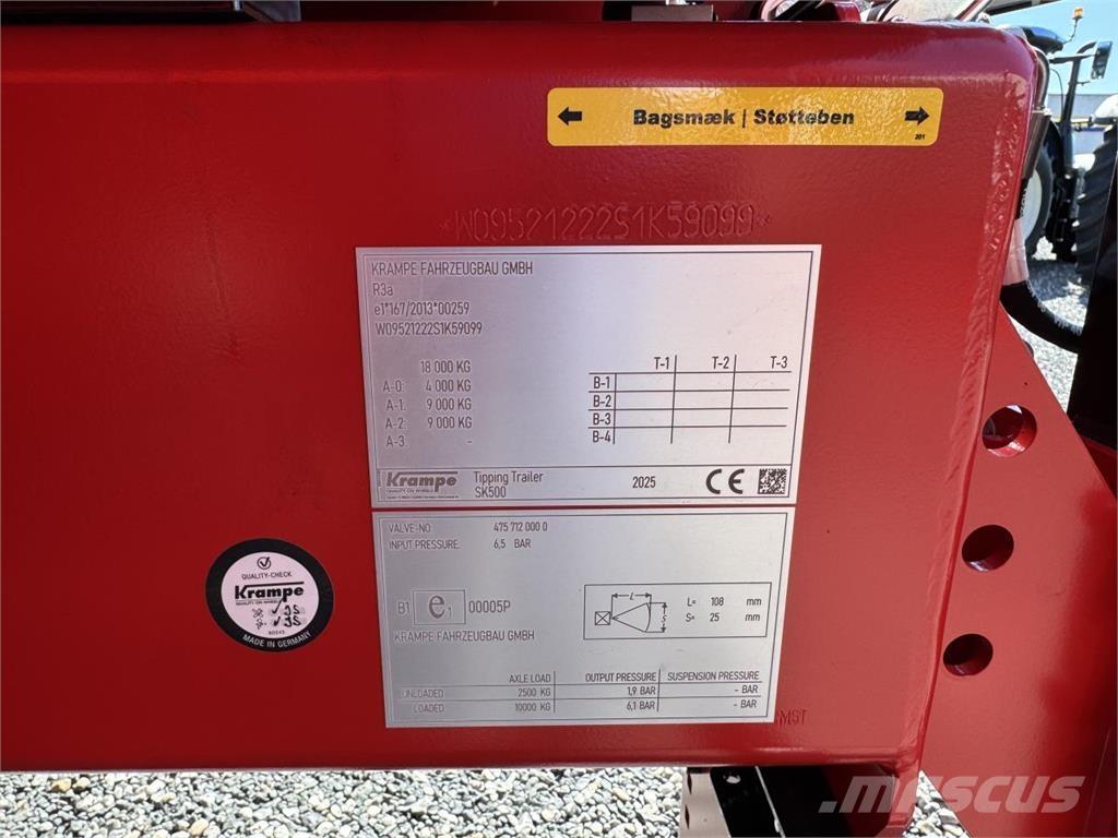 Krampe SK500 Rulli monotamburo