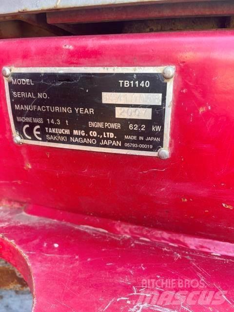 Takeuchi 1140 Miniescavatori
