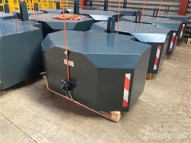  - - -  1800 KG Zavorre anteriori