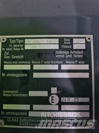 CLAAS JAGUAR 940 Falciatrinciatrici