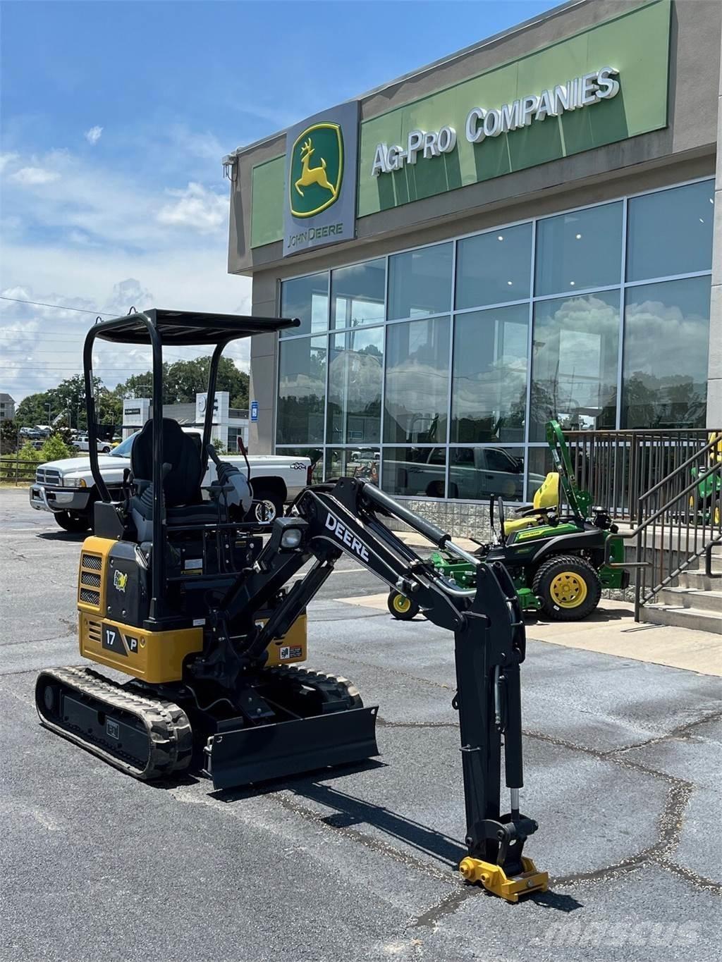 John Deere 17 P Miniescavatori