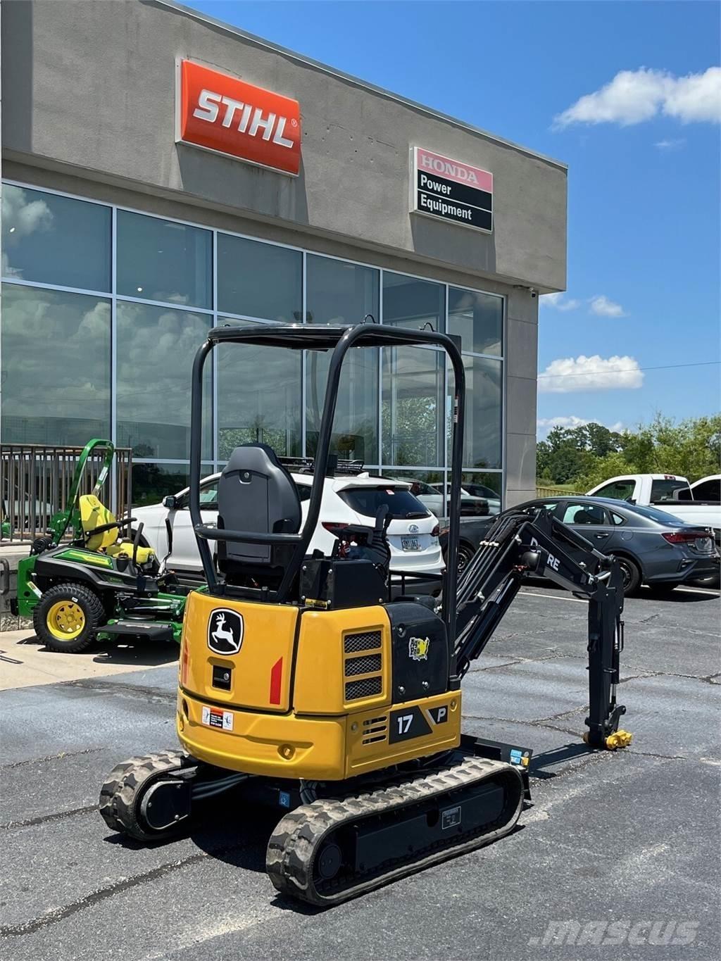 John Deere 17 P Miniescavatori