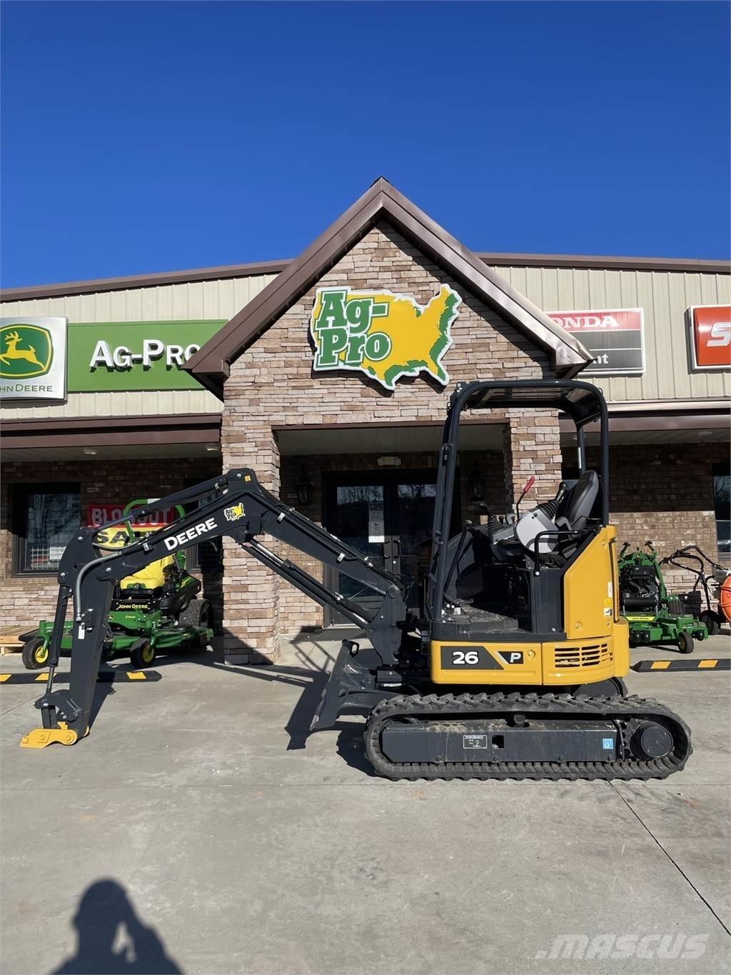 John Deere 26 P Miniescavatori