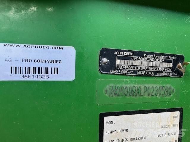 John Deere 600R Irroratrici trainate