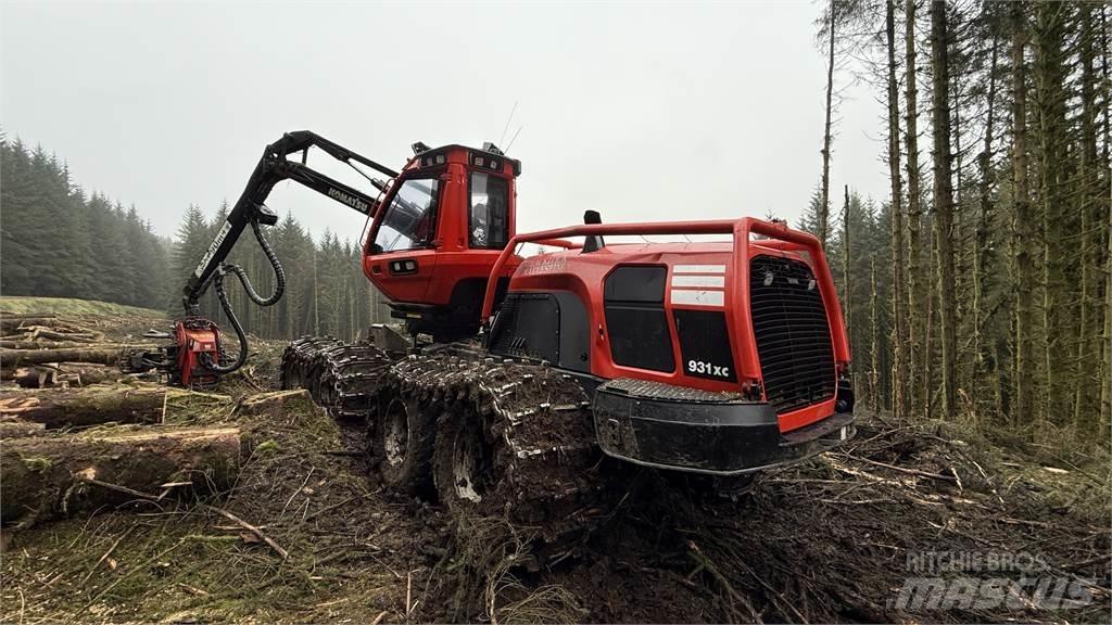 Komatsu 931XC Abbattitrici, Disboscatrici