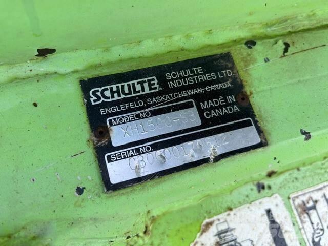 Schulte XH-1500 Trinciatrici, tagliatrici e srotolatrici per balle