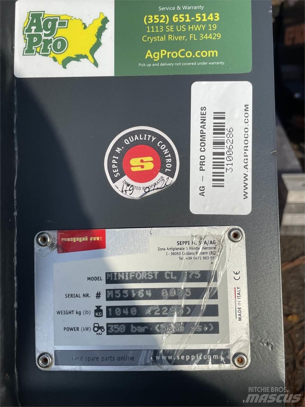 Seppi CL 175 Abbattitrici cingolate e macchine forestali