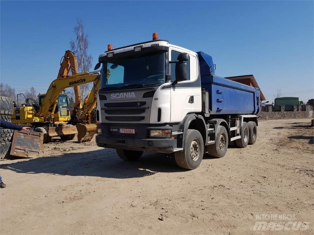 Scania G480 8x4 Camion con cassone scarrabile