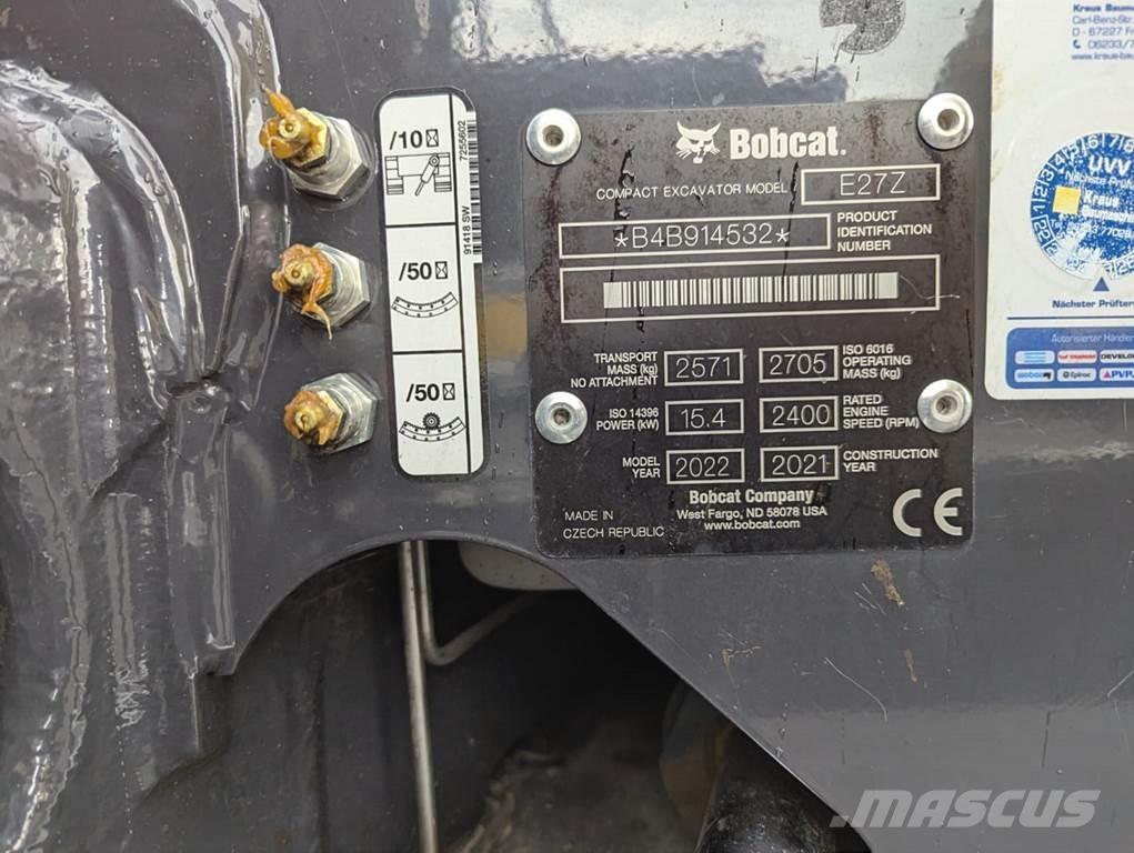 Bobcat E 27z Miniescavatori