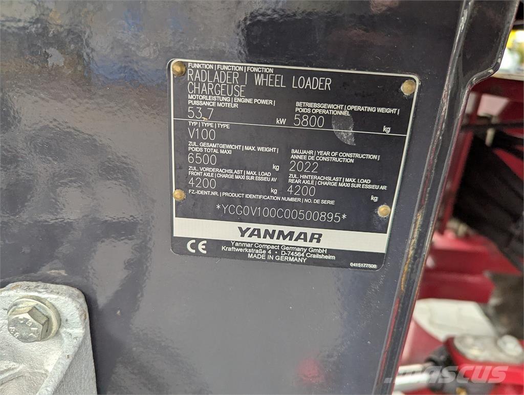 Yanmar V100 Pale gommate