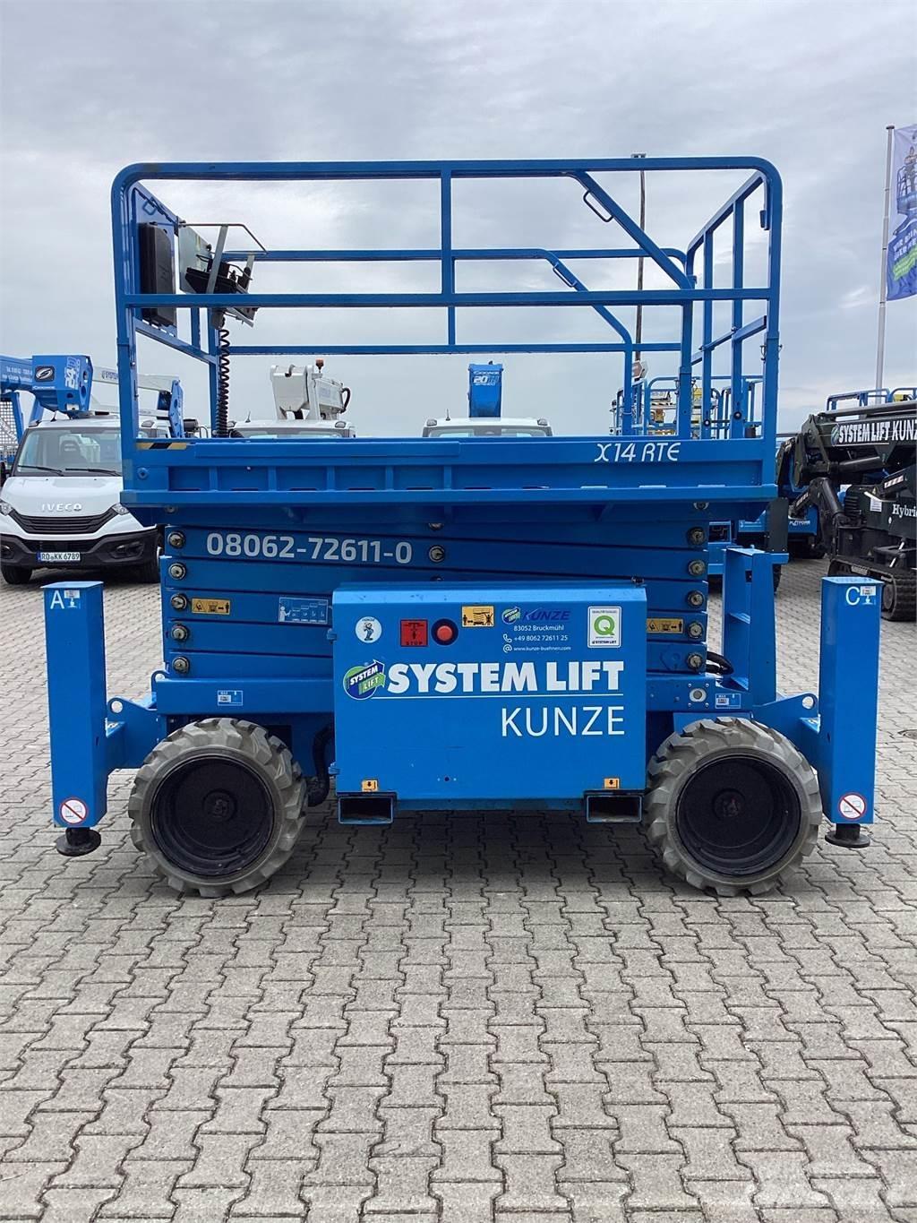 Airo X14-RTE Piattaforme a pantografo