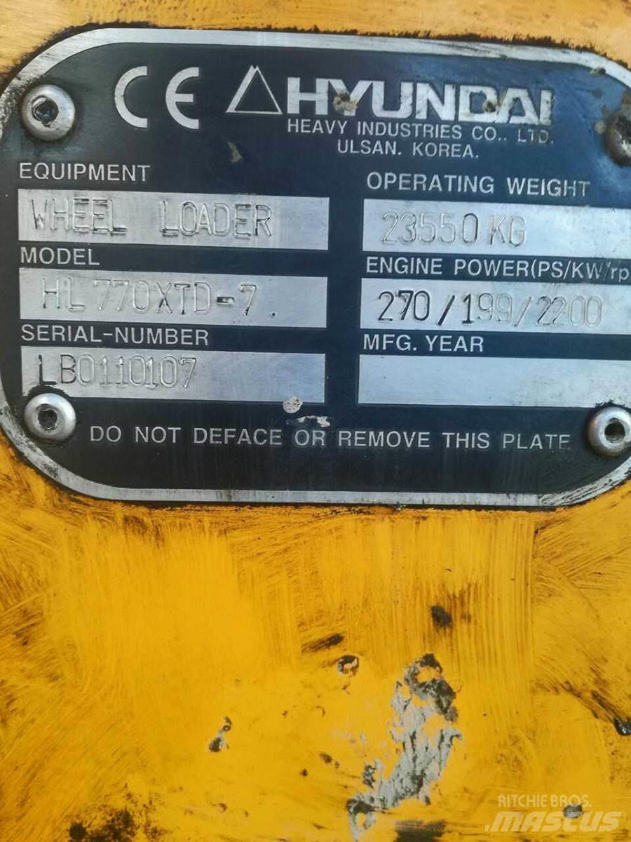 Hyundai HL770XTD-7 Pale gommate