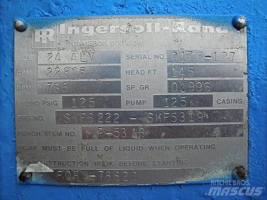 Ingersoll Rand 24 ALV Pompa idraulica