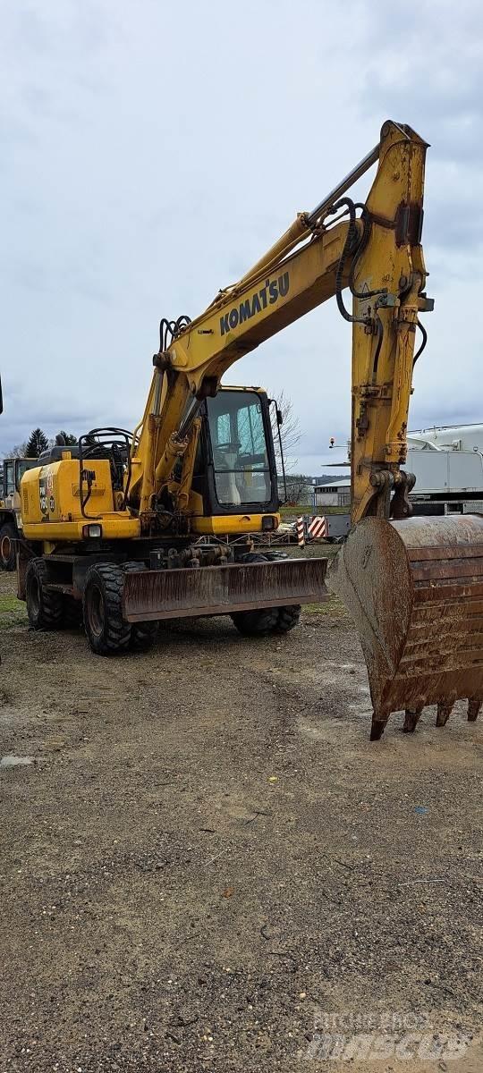Komatsu PW160-7EO Escavatori gommati