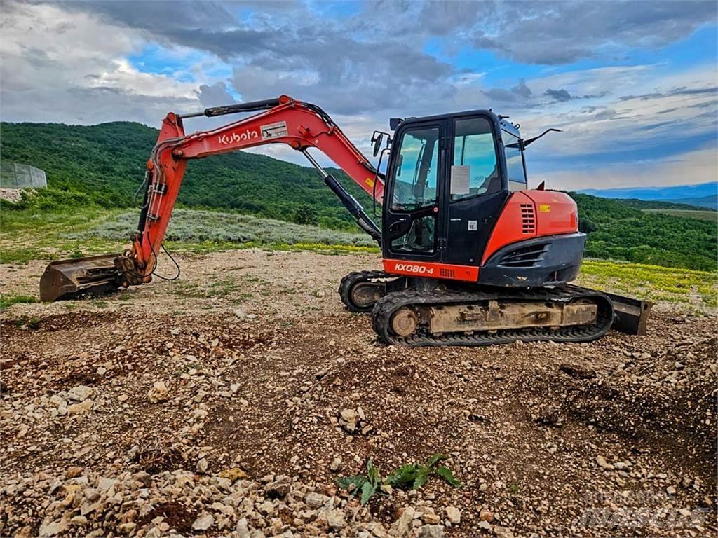 Kubota KX080-4 Miniescavatori
