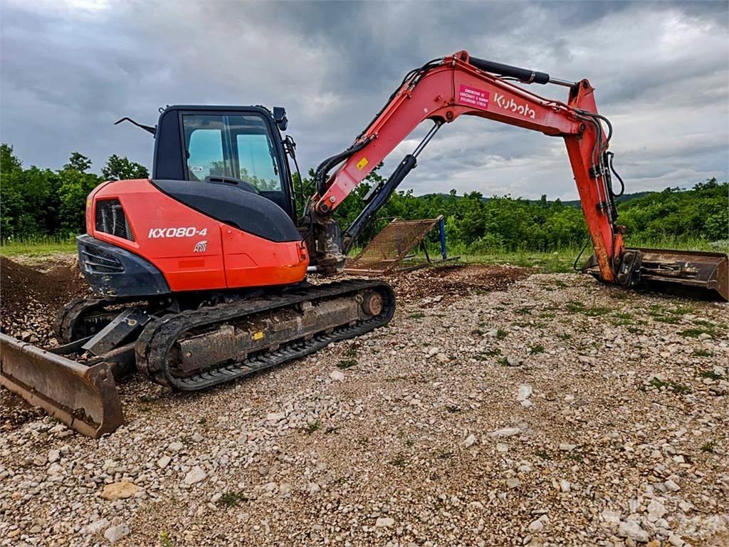 Kubota KX080-4 Miniescavatori