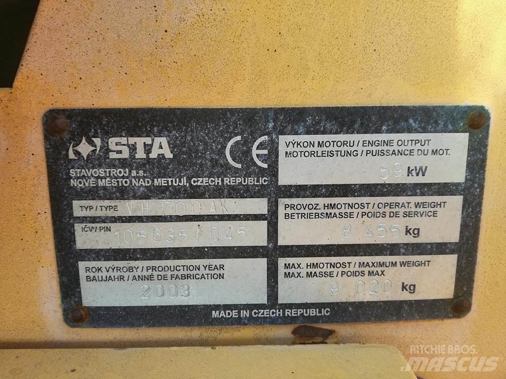 Stavostroj STA VH 700 AK Rulli a doppio tamburo