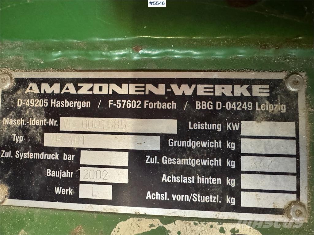 Amazone VE 401 Perforatrici