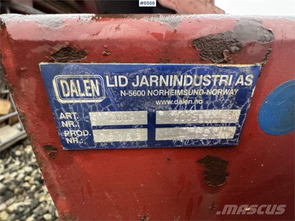 Dalen 2 trinns Lame spazzaneve e aratri