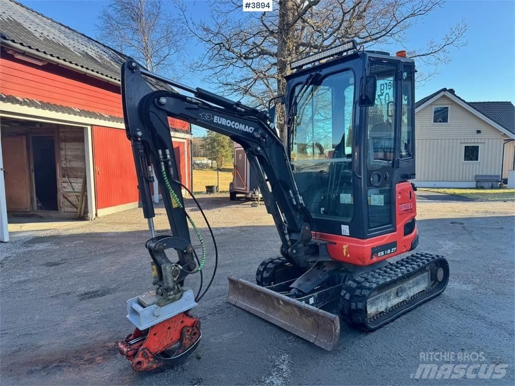 Euromach ES18ZT Escavatori cingolati