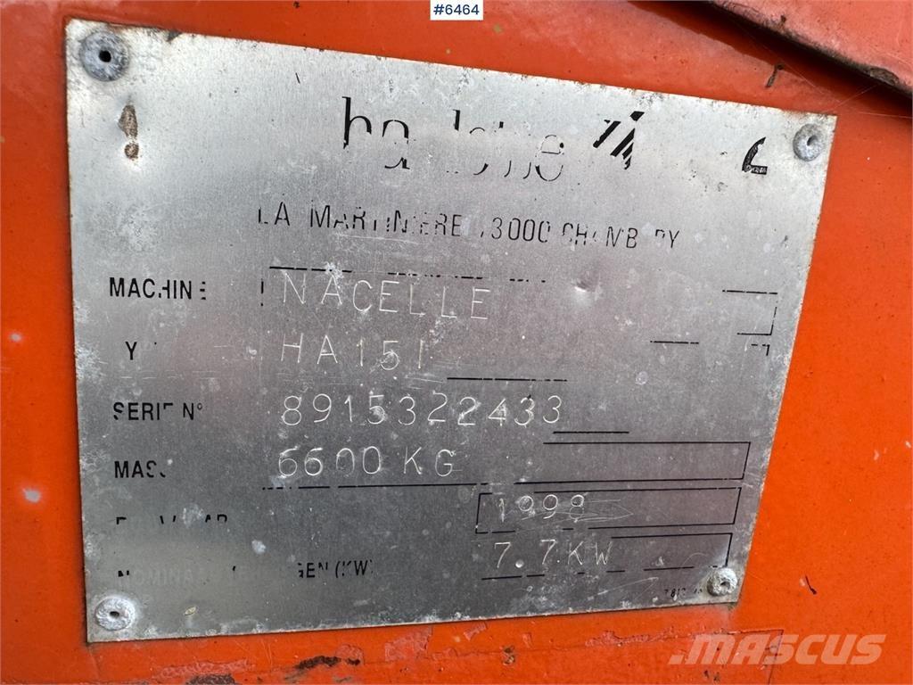 Haulotte HA 15 I Piattaforme cingolate, Piattaforme a ragno e Montacarichi