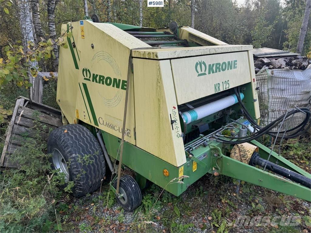 Krone KR 125 Altri macchinari per raccolta