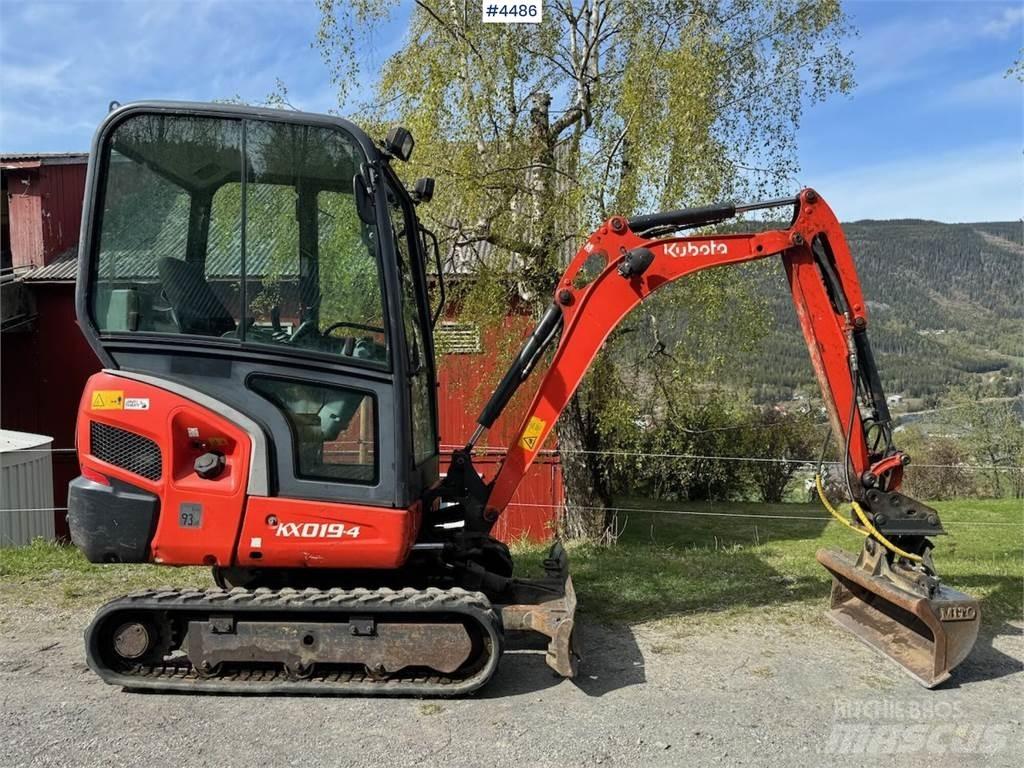 Kubota KX019 Escavatori cingolati