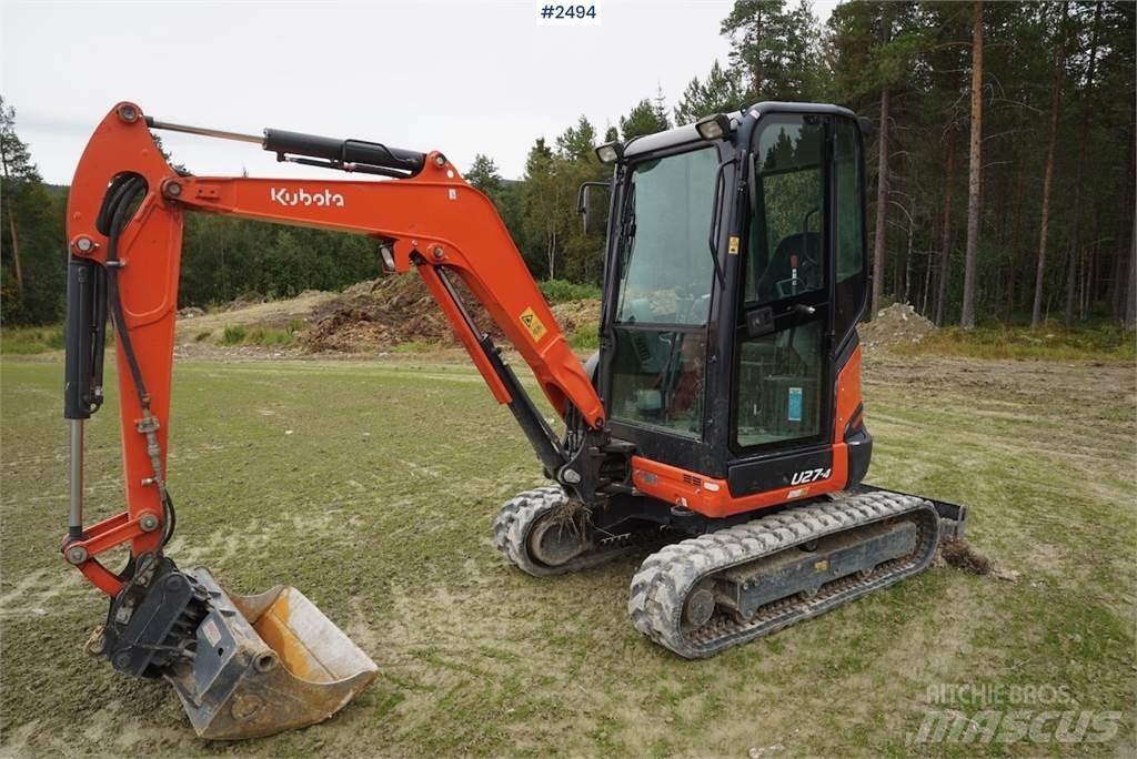 Kubota U27-4 Escavatori cingolati
