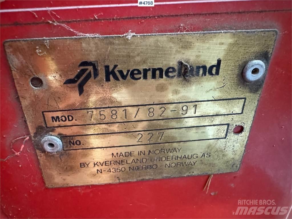 Kverneland 7581 Altri macchinari per raccolta