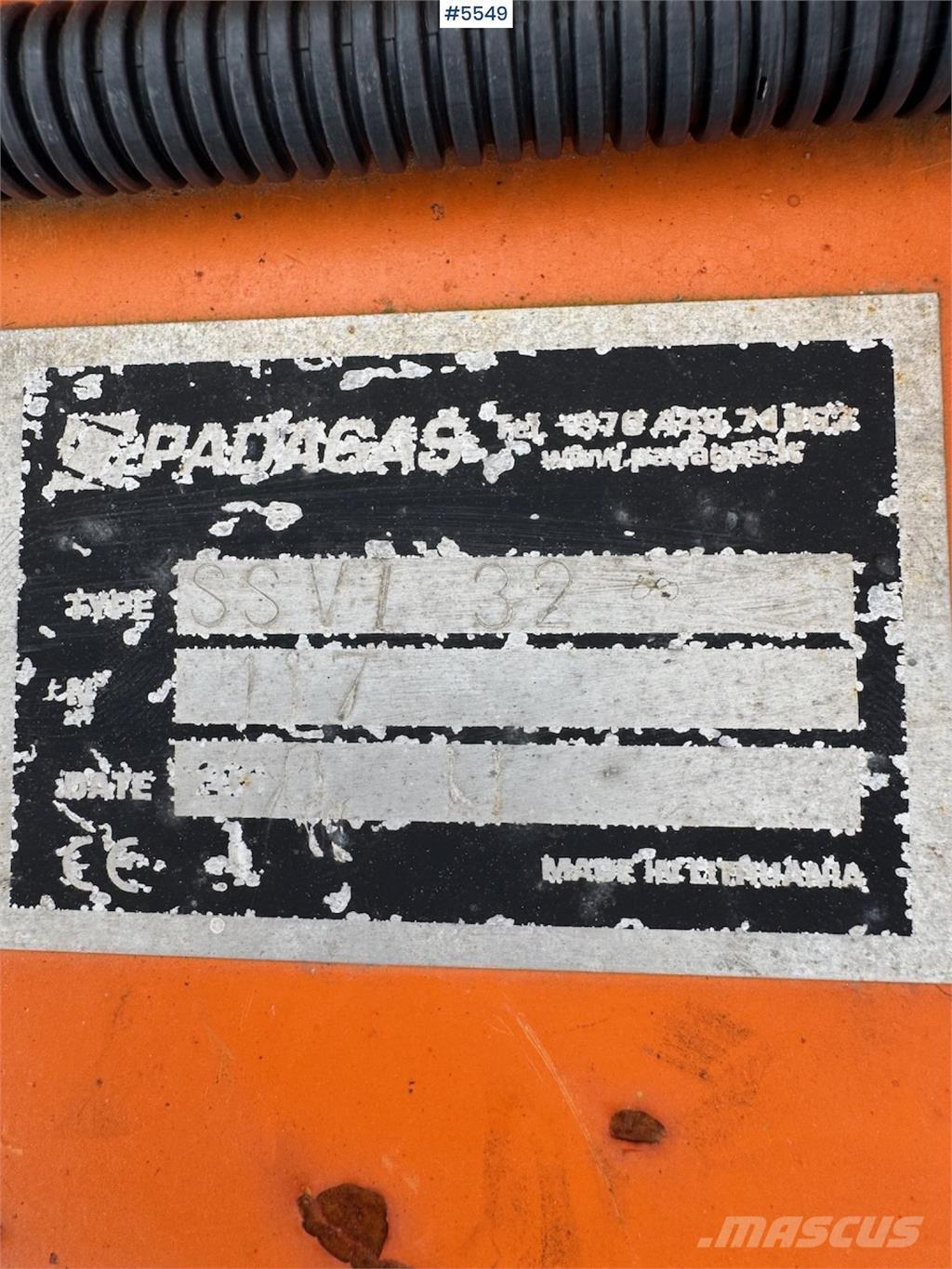 Padagas SSVL 32 Lame spazzaneve e aratri