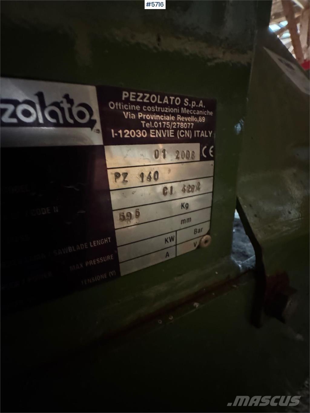 Pezzolato PZ 140 Altri componenti