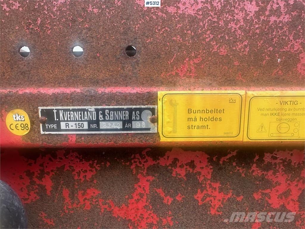 TKS R-150 Altri macchinari per raccolta