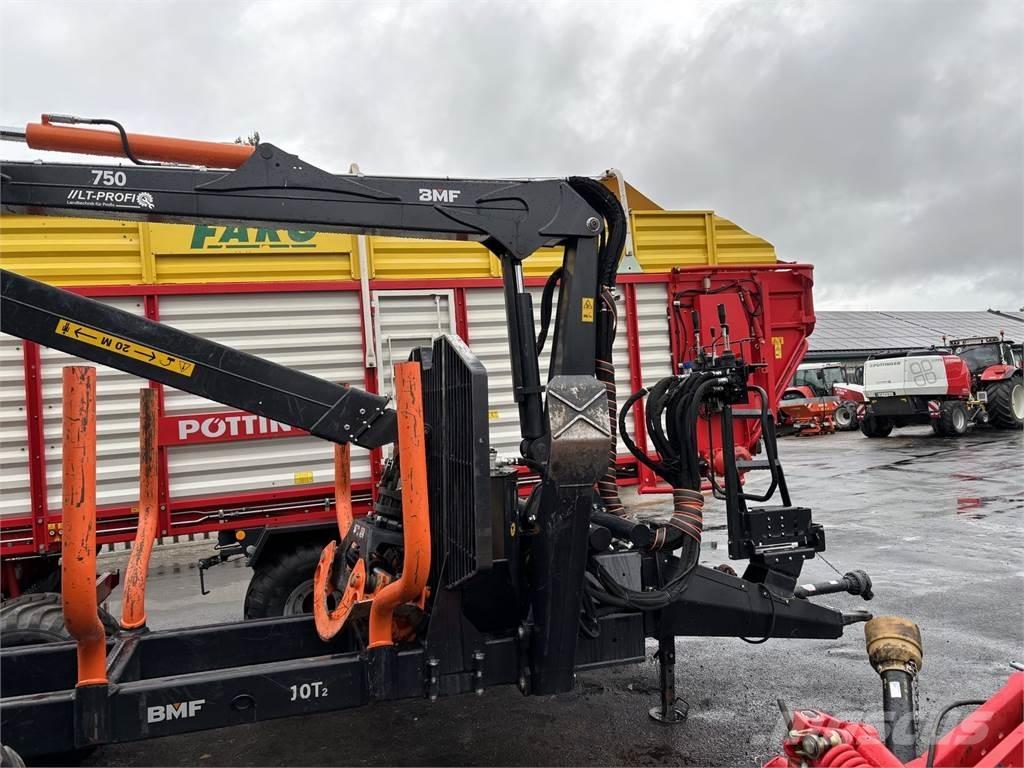 BMF 10T2+750Kran Rimorchi forestali