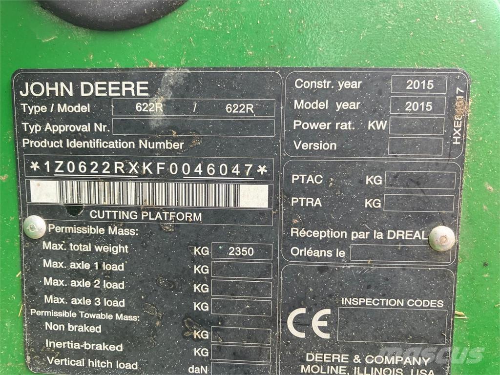 John Deere W660 HM Mietitrebbiatrici